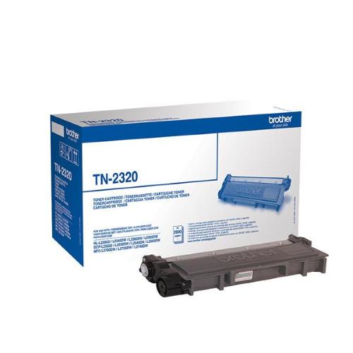 BROTHER TN-2320 TONER NERO PER HL-L2300D/2340DW/2360DN/2365DW/DCP-L2500D/2540DN MFC-L2740DW GARANZIA ITALIA (TN-2320)